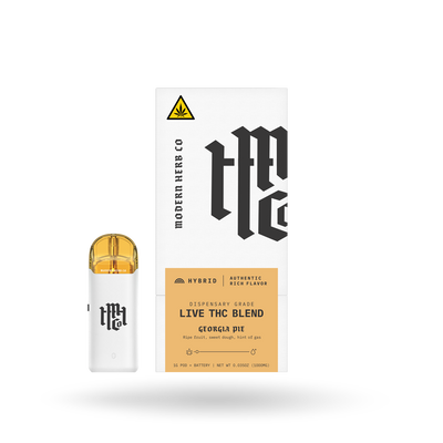 Live THC Pod Starter Kit: Georgia Pie (Hybrid), 1g