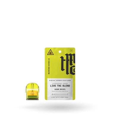 Live THC Pod Refill: Sour Diesel (Sativa), 1g
