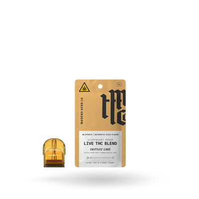 Live THC Pod Refill: Zkittlez Cake (Hybrid), 1g