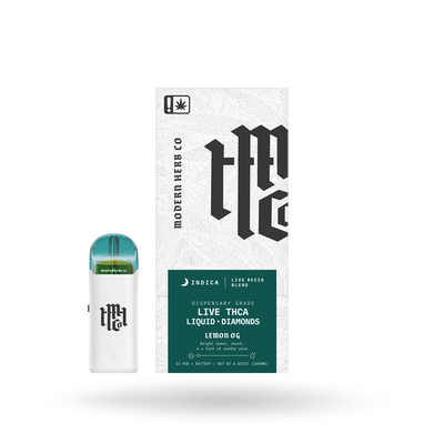 THCa Pod Kit Live Resin Liquid Diamonds: Lemon OG (Indica) - 1g