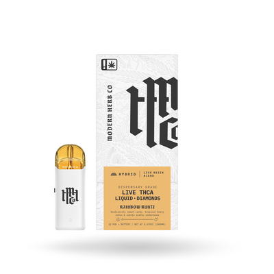 THCa Pod Kit Live Resin Liquid Diamonds: Rainbow Runtz (Hybrid) - 1g