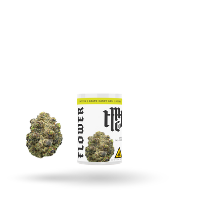 THCa Flower: Grape Candy Gas (Sativa), 1/8oz
