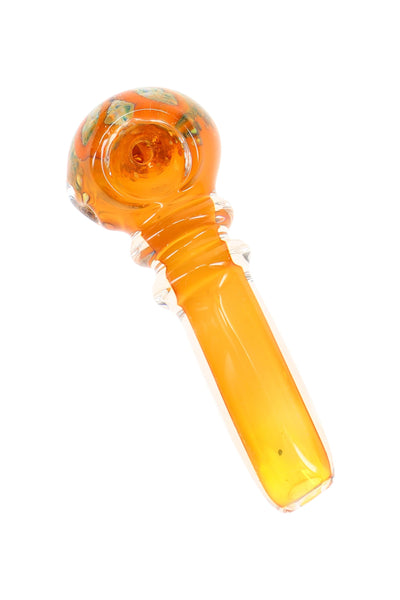 Color-Changing Frit Ring Spoon Pipe “Citrus Halo” – Assorted Colors