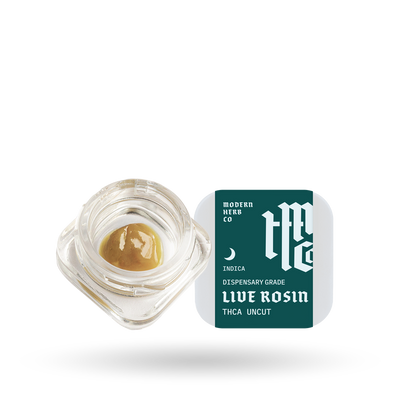 Live THCa Rosin Dab: Papaya Cake (Indica), 1g