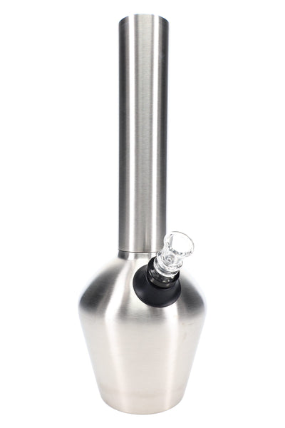Chill Steel Pipes Stainless Steel Beaker Bong – Vacuum-Insulated – 13″