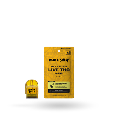 Live THC Blend Pod Refill: Lemon Diesel 3g