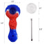 Silicone Pipe With Glass Bowl