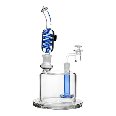 Spiral Coil Bong and Dab Rig Combo