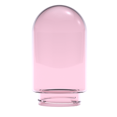 Single Pink Glass Globe for Stündenglass (Large)