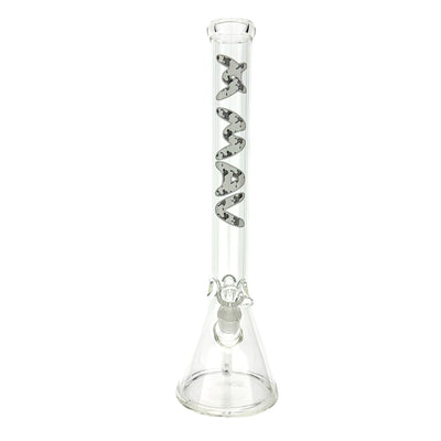 18" MAV Safari Zebra Logo Beaker Bong